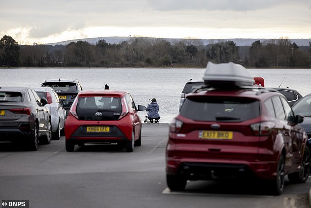 millionaire's playground sandbanks is hit by traffic gridlock as cars are stopped from taking shortcut in favour of cyclists