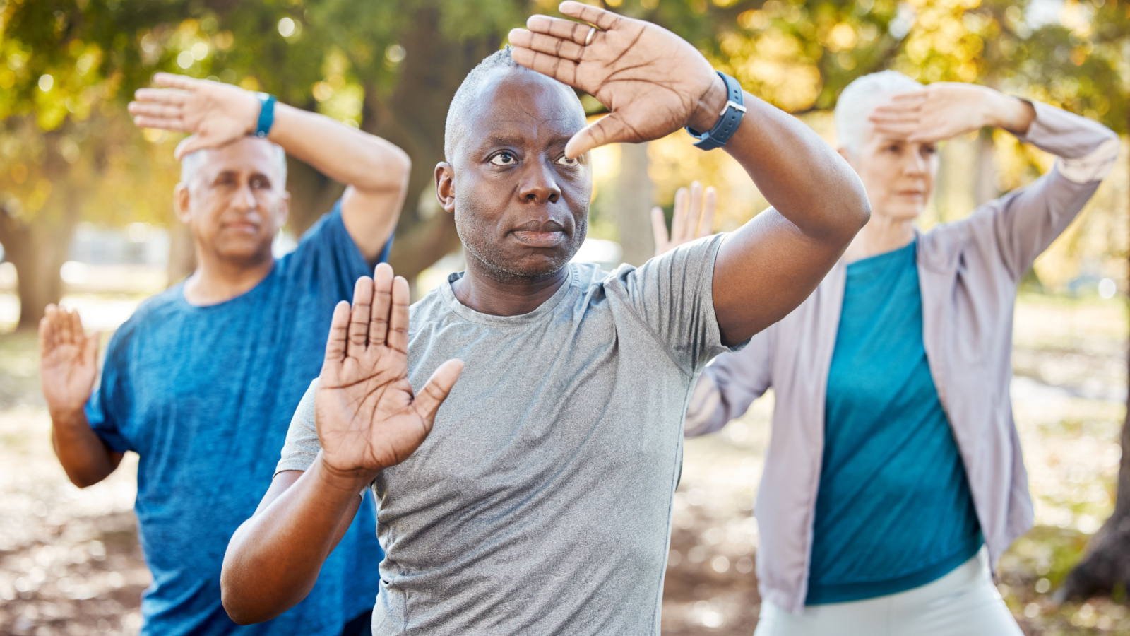 image credit: PeopleImages.com/Yuri A Shutterstock <p><span>Discover the gentle art of Tai Chi, a practice that combines slow, deliberate movements with deep breathing. This program is ideal for enhancing flexibility, balance, and peace of mind. The slow pace and flowing movements are perfect for those over 50, promoting both physical and mental well-being. Experience a sense of calm and control as you move through each form.</span></p>