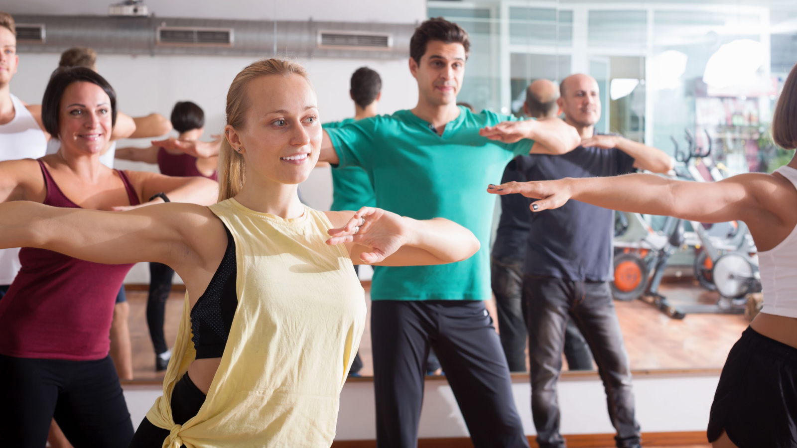 image credit: BearFotos/Shutterstock <p><span>Shake things up with Zumba, a dance-fitness program tailored to be fun and accessible yet still provide a great workout. Dance to a variety of rhythms and enjoy a sense of community and exhilaration. It’s a party that also happens to be great for your health!</span></p>