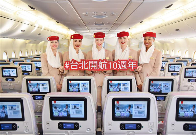 阿聯酋航空自2014年2月10日首個客運航班抵達台北以來，阿聯酋航空已載運超過200萬名旅客往返杜拜及台北