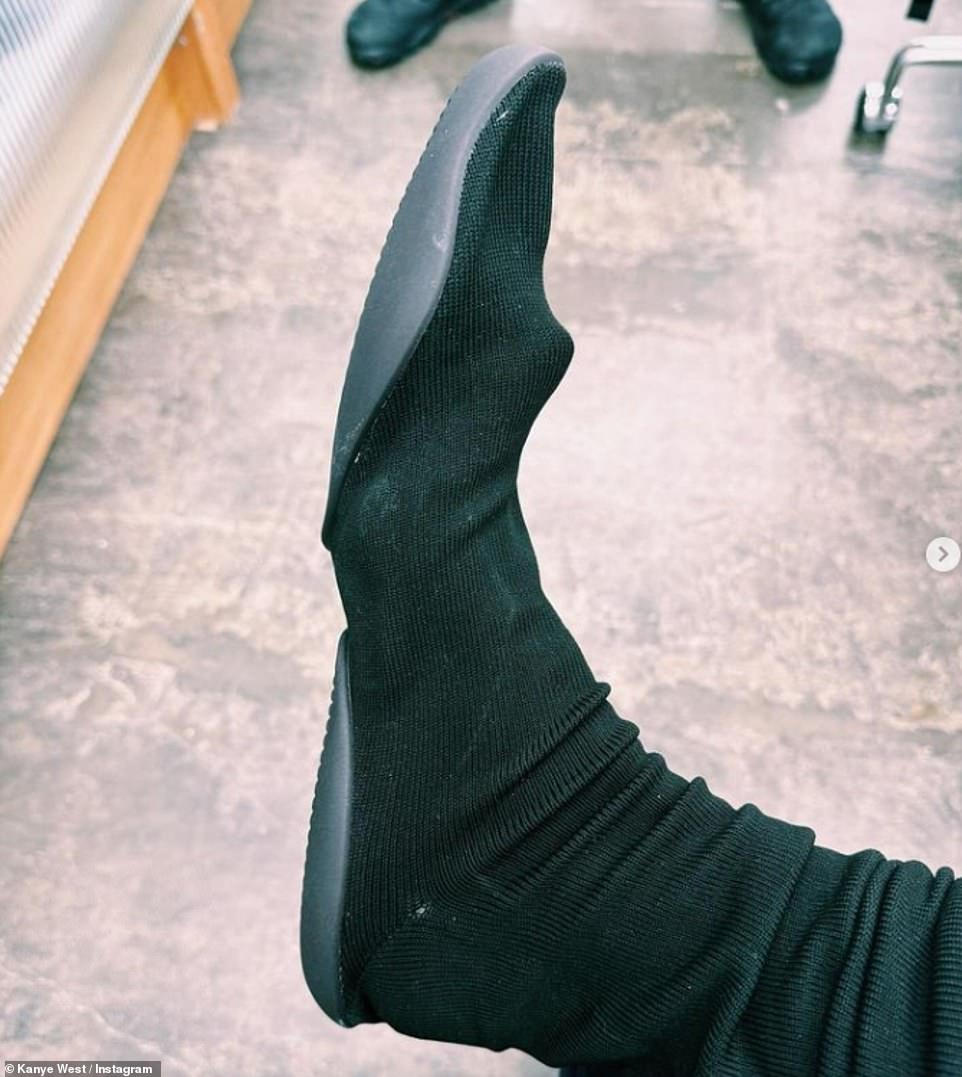 Kanye launches another social media tirade over his Yeezy sock shoes