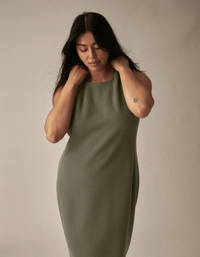 You'll Want to Wear This Versatile Crepe Dress Anywhere