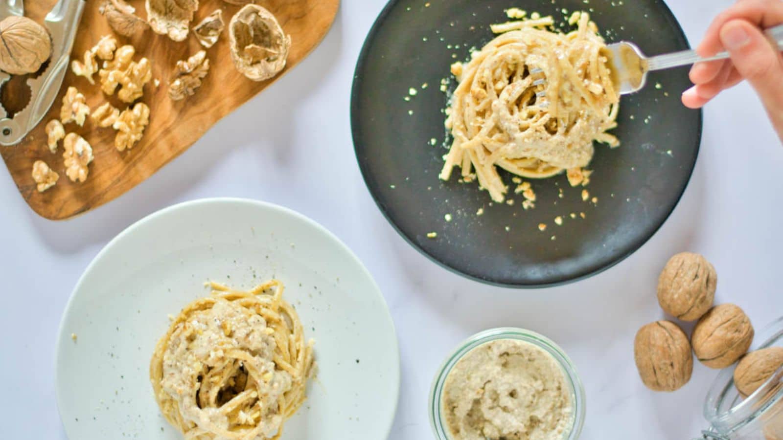 <p>Experience the rich, nutty flavors of this Italian Walnut Sauce Pasta. It’s a simple yet elegant dish, perfect for a quick and satisfying Thursday meal. This pasta brings a touch of Italian gourmet to your dinner table with minimal effort.<br><strong>Get the Recipe: </strong><a href="https://twocityvegans.com/vegan-walnut-sauce-pasta/?utm_source=msn&utm_medium=page&utm_campaign=msn" rel="noopener">Italian Walnut Sauce Pasta</a></p>