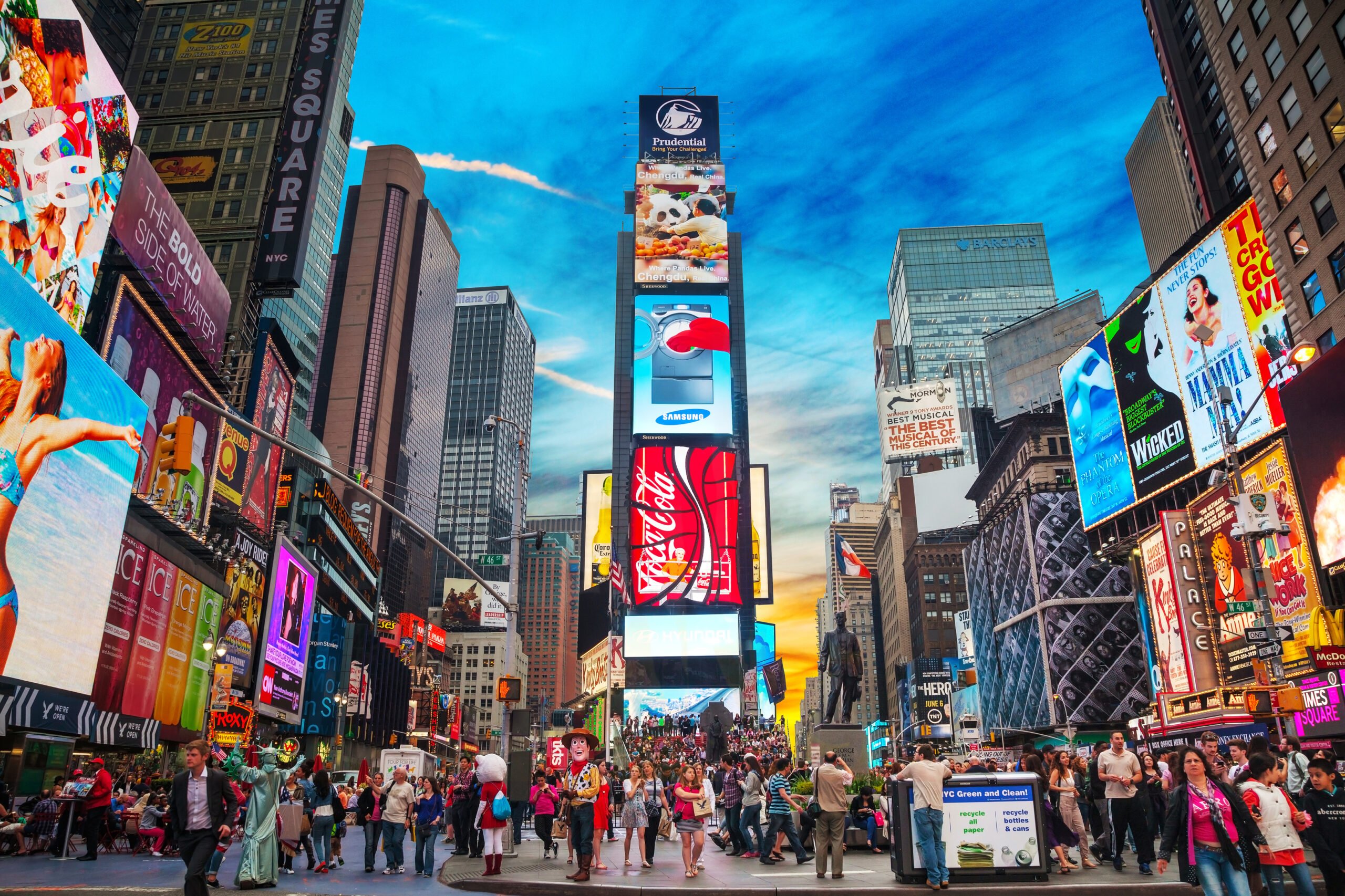 <ul> <li><strong>Location:</strong> New York, New York</li> </ul> <p>We don't mean to pick on New York City. However, as the nation's largest city, it stands to reason that it is also home to some of the country's biggest tourist traps.</p> <p>Times Square is the renowned location of the New Year's Eve ball drop. It is famous for its bright lights and digital billboards. Times Square has been featured in countless movies and TV shows.</p> <p>Because of Times Square's iconic reputation, it is a magnet for tourists. As such, it is also filled with overpriced restaurants and stores. Visiting Times Square itself is free, but good luck getting out of there without spending too much money on, well, everything.</p> <p>Many NYC residents view Times Square as the biggest tourist trap in the city. In fact, a lot of locals avoid it at all costs. It is one of the busiest pedestrian areas in the world, with an estimated 50 million visitors annually.</p> <p>Agree with this? Hit the Thumbs Up button above. Disagree? Let us know in the comments with what you'd change.</p>