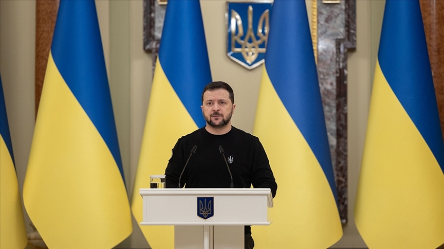 ukrayna devlet başkanı zelenskiy, ab'nin ukrayna'ya 50 milyar avroluk destek sağlama kararını değerlendirdi