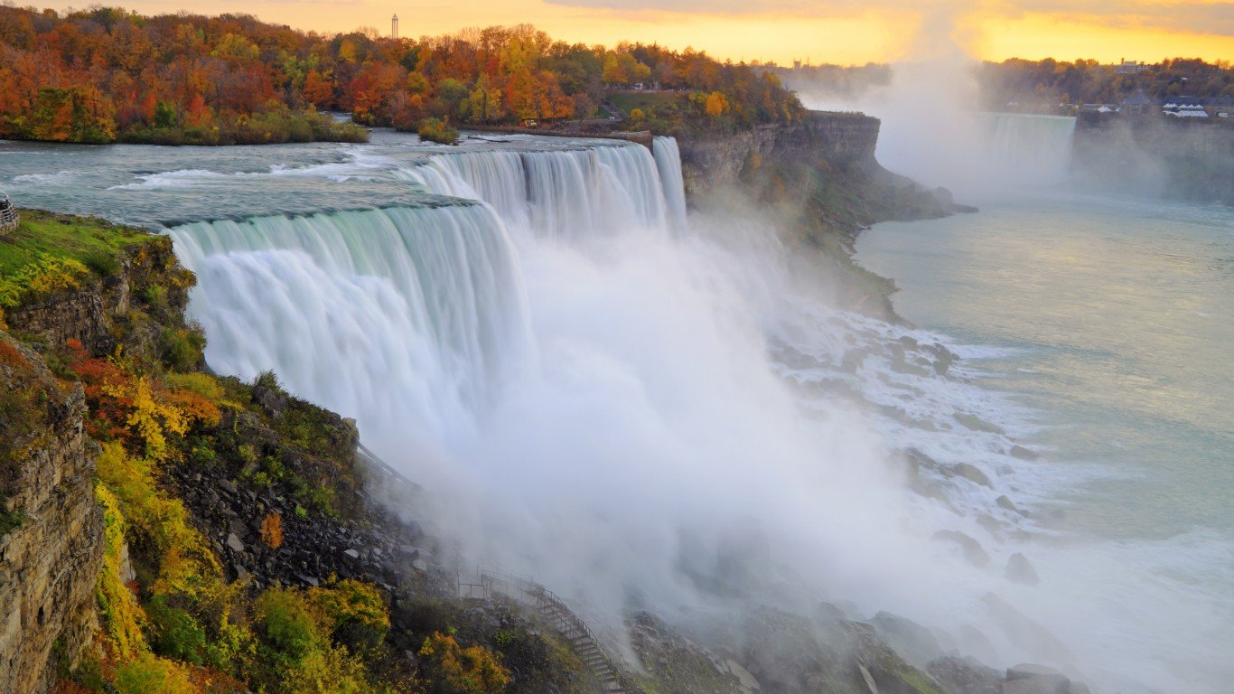 <ul> <li><strong>Location:</strong> Niagara Falls, New York</li> </ul> <p>Niagara Falls is a natural wonder. The sheer size and power of the falls can take your breath away. If only you didn't have to navigate a labyrinth of souvenir stores, overpriced hotels, and casinos to get there.</p> <p>The Falls themselves have been named a <a href="https://www.nps.gov/places/niagara-falls-national-heritage-area.htm" rel="noopener">national heritage area</a>. However, the area surrounding this federally protected area is a tourist trap of the first rank.</p> <p>And, to add insult to injury, the Canadian side offers a better view of the Falls. However, it is also a massive tourist trap. Americans and Canadians alike have attempted to cash in on the incredible wonder that is Niagara Falls. In doing so, the area around the Falls in both countries is an endless barrage of touristy kitsch. What a shame.</p> <p>Agree with this? Hit the Thumbs Up button above. Disagree? Let us know in the comments with what you'd change.</p>