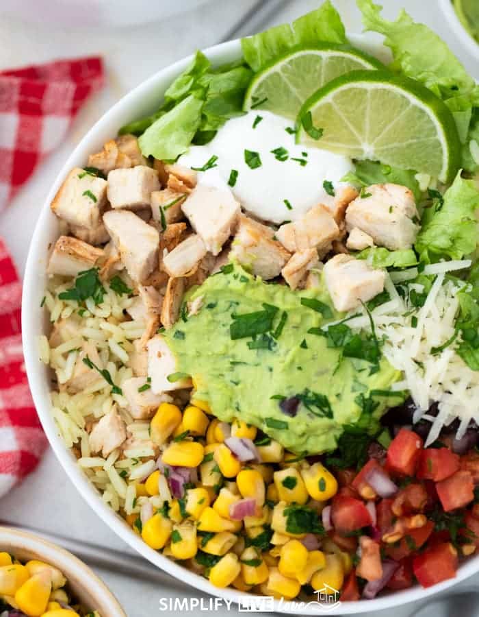 Copycat Chipotle Chicken Burrito Bowl Recipe To Make At Home