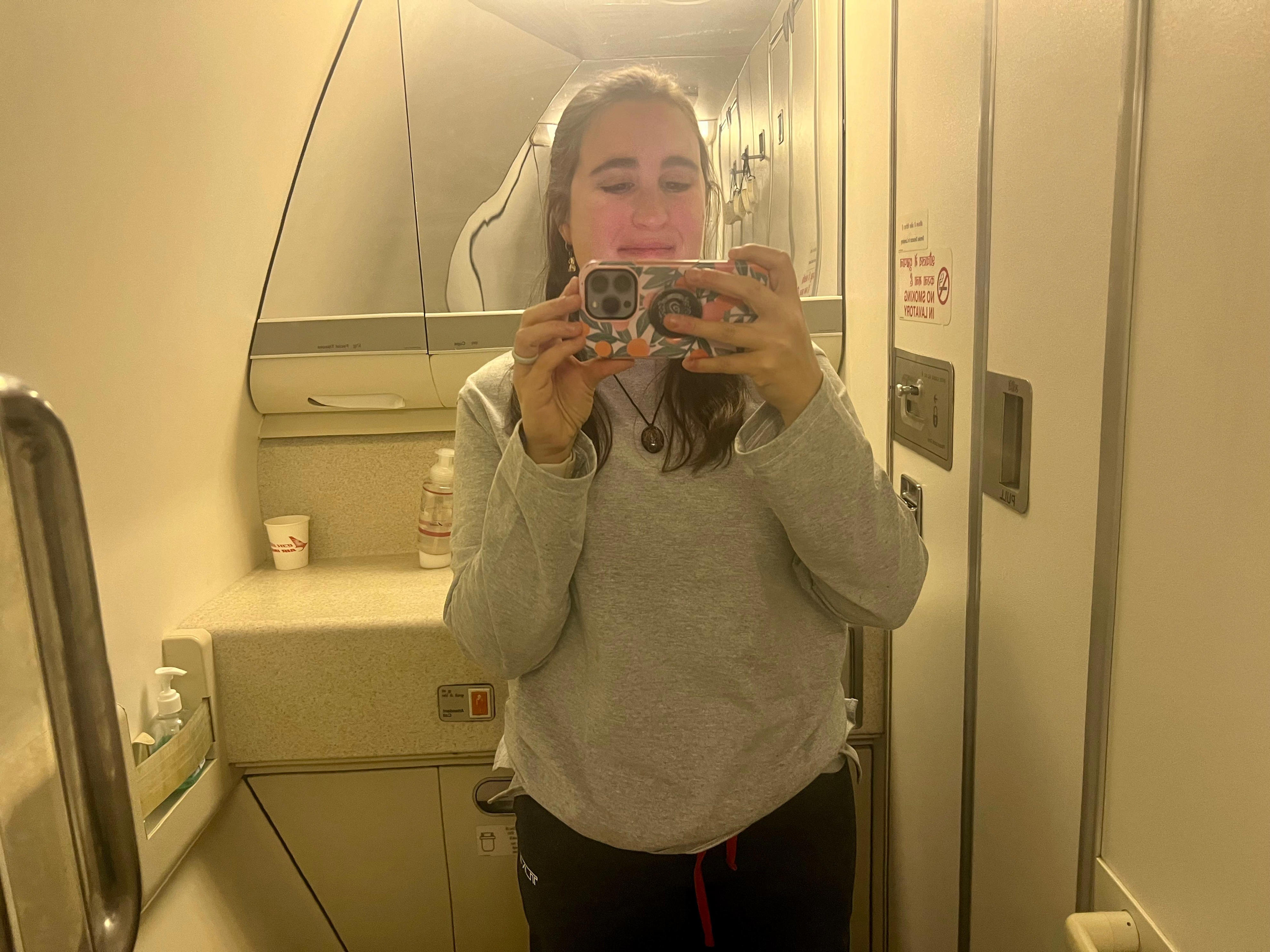 <p>The sleepwear was warm and cozy. It was a nice perk after not getting pajamas on recent flights with airlines like <a href="https://www.businessinsider.com/flying-condor-business-class-new-york-to-germany-a330-2023-7">German carrier Condor</a> and French boutique airline La Compagnie.</p>