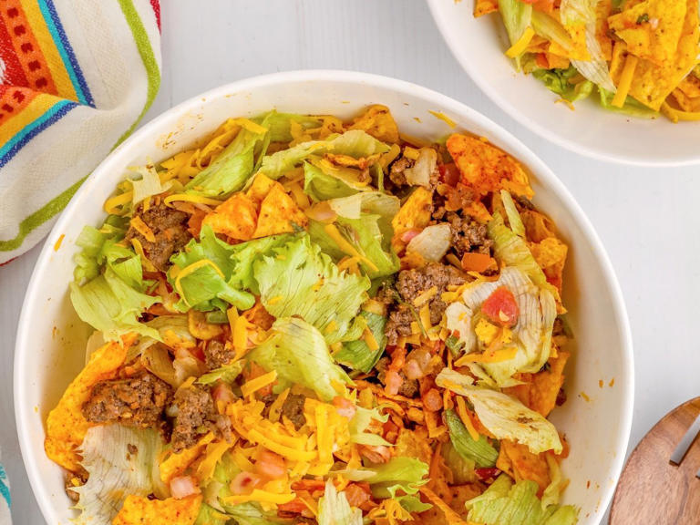 Doritos Taco Salad with Ranch Dressing