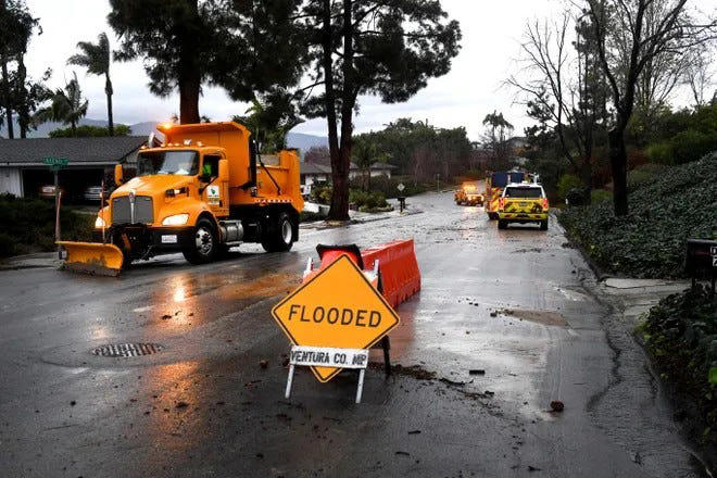 Another round of 'atmospheric river' storms to blast California with ...