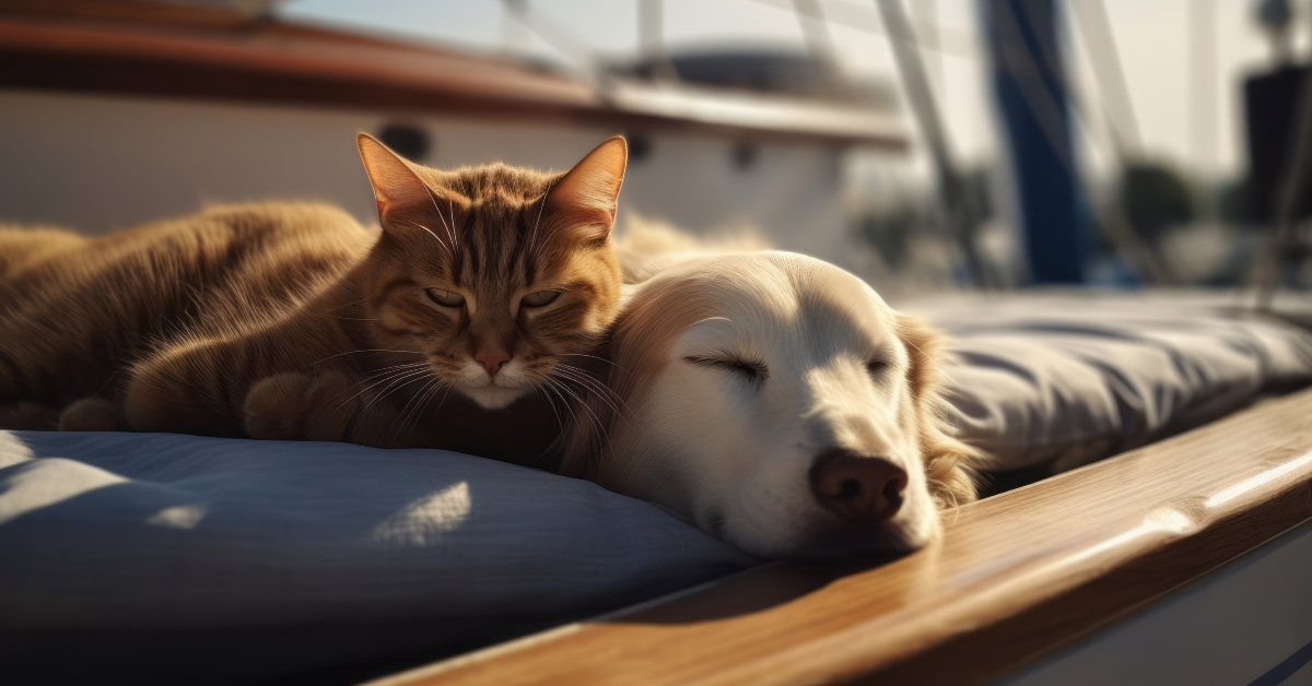 <p> This one may require a bit too much commitment, but cruise captains tend to get special privileges.  </p> <p> A famous example is Celebrity Cruise Captain Kate McCue, who takes her cat on every voyage. The pair have become quite famous on Instagram for their unique lifestyle. </p>
