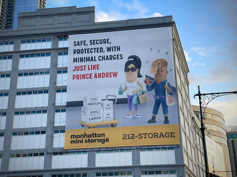 Some of Manhattan Mini Storage’s billboards from over the years. Photos: Phil O’Brien & Mary Jane Livingston