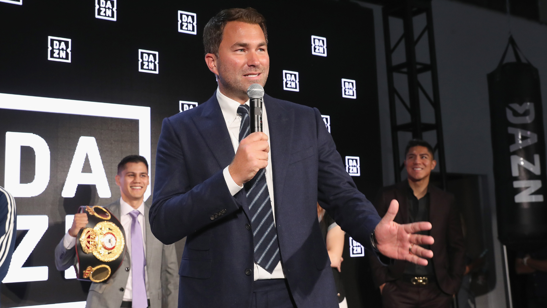 eddie hearn names the upcoming fight that is making him feel 'nervous'
