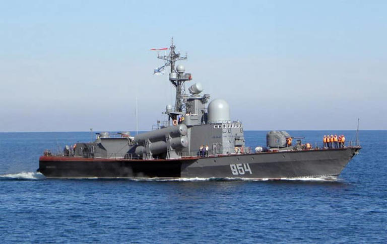 Information about the sunken missile boat Ivanovets (Photo: Russian media)