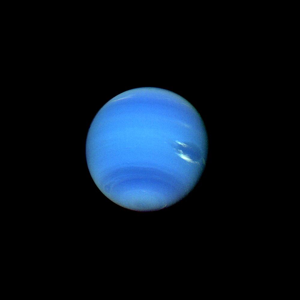 <p><span>However, when the images taken by Voyager were compared to the images taken of its neighbor Neptune, researchers couldn’t help but be perplexed by the mystery of its hue. Neptune was just the more visually appealing planet. </span></p> <p>Photo Credit: NASA/JPL</p>