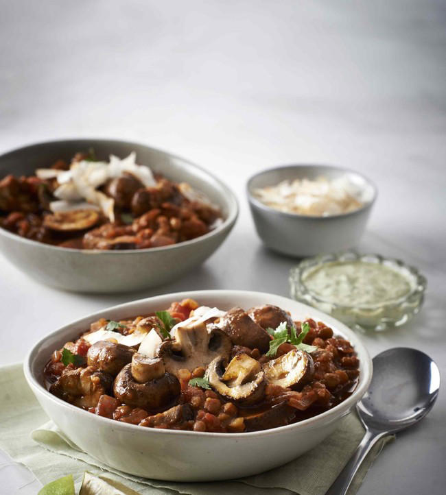 A quick and easy tomato and mushroom dhal recipe that you can add to ...