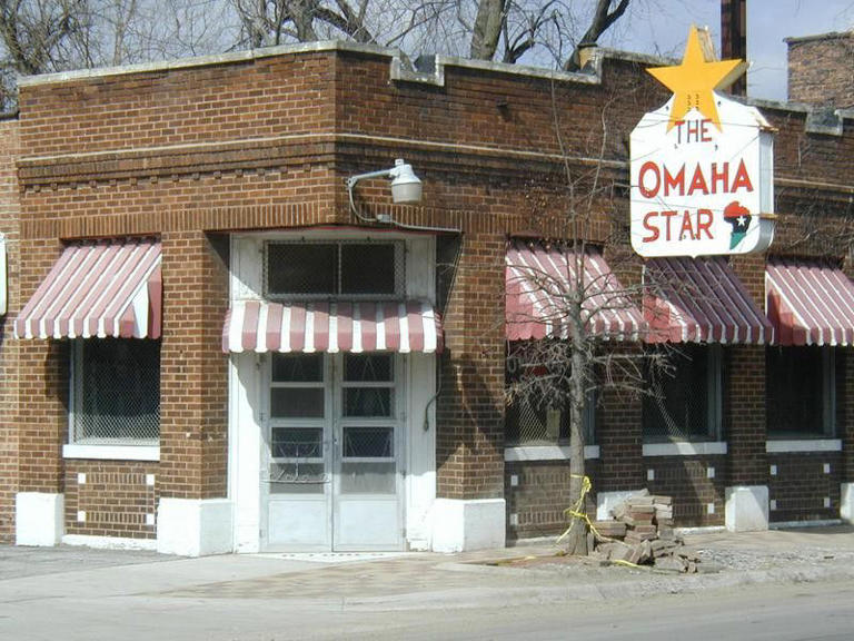 The Omaha Star building.