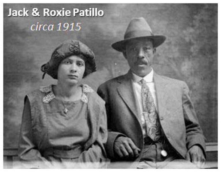 Jack and Roxie Patillo in 1915.