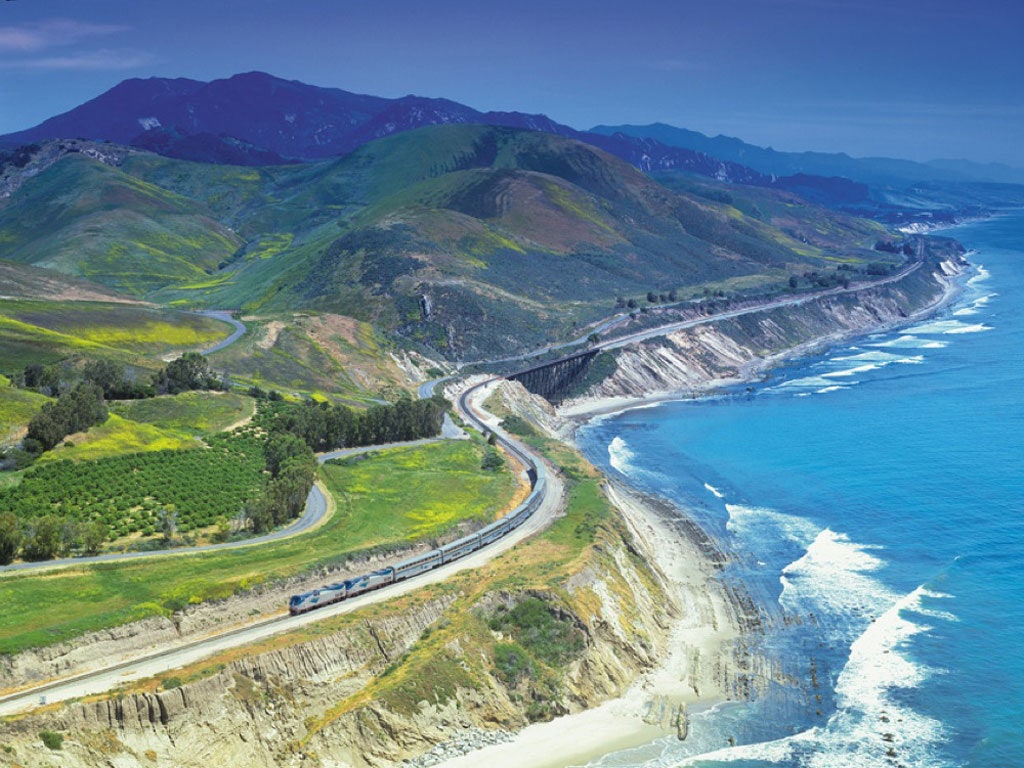 <p>The Coast Starlight departs daily between Los Angeles and Seattle, a 35-hour journey that stops in some of the <a href="https://www.cntraveler.com/story/discovering-californias-lost-coast?mbid=synd_msn_rss&utm_source=msn&utm_medium=syndication">West Coast’s</a> greatest cities, including Santa Barbara, San Francisco, Sacramento, and Portland. The southern half features long stretches of the Pacific Ocean shoreline before veering inland to the golden valleys of the state’s agricultural heart, up to the magestic snow-covered peaks of the <a href="https://www.cntraveler.com/story/amtrak-restarts-cascades-route-service?mbid=synd_msn_rss&utm_source=msn&utm_medium=syndication">Cascade mountains</a>. Yes, it’s as dreamy as it sounds—consider this train a sampler of America’s diverse natural landscape, all in one. For the best views, grab a seat in the first-come, first-serve observation lounge.</p> <p><a href="https://www.amtrak.com/tickets-reservations">Tickets from $98</a></p><p>Sign up to receive the latest news, expert tips, and inspiration on all things travel</p><a href="https://www.cntraveler.com/newsletter/the-daily?sourceCode=msnsend">Inspire Me</a>