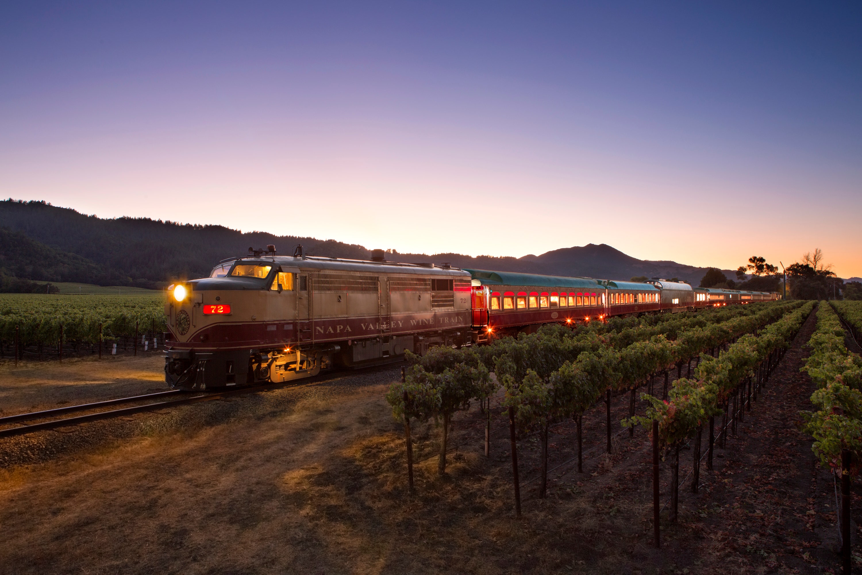 <p>You don’t have to be a wine connoisseur to appreciate the natural beauty of northern <a href="http://www.cntraveler.com/stories/2015-05-21/where-thomas-keller-thinks-you-should-go-in-napa?mbid=synd_msn_rss&utm_source=msn&utm_medium=syndication">Napa Valley’s</a> agricultural corridor. Originally built by a local millionaire, California Gold Rush baron Samuel Brannan in 1865 to transport Napa visitors to a spa resort in Calistoga, the <a href="https://www.winetrain.com/">Napa Valley Wine Train</a> today gives travelers a chance to sip local vintages from a luxurious railcar while passing vaunted vineyards on a three-hour round-trip journey.</p> <p><a href="https://www.winetrain.com/our-tours/">Tickets vary based on package</a>.</p><p>Sign up to receive the latest news, expert tips, and inspiration on all things travel</p><a href="https://www.cntraveler.com/newsletter/the-daily?sourceCode=msnsend">Inspire Me</a>