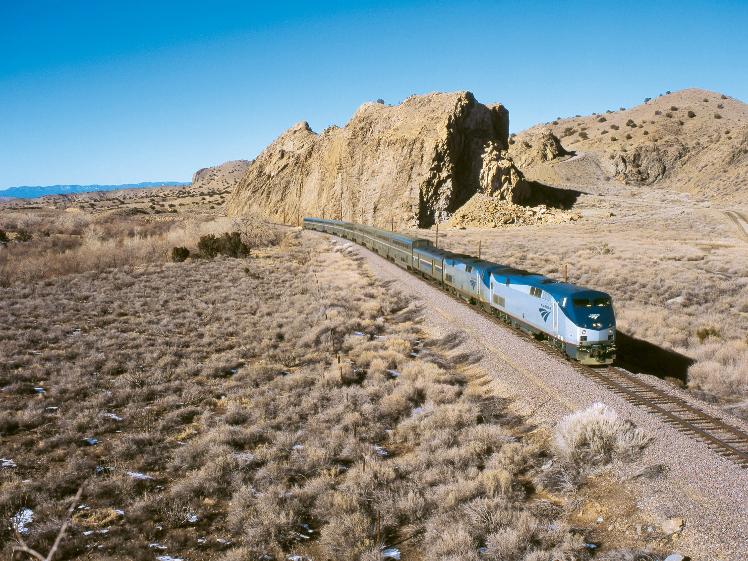 <p>From the rolling farmlands of Illinois, across the Mississippi River, to the red mesas of New Mexico, and into the Mojave Desert, the <a href="https://www.amtrak.com/southwest-chief-train">Southwest Chief</a> traverses more than 2,000 miles from <a href="http://www.cntraveler.com/destinations/chicago?mbid=synd_msn_rss&utm_source=msn&utm_medium=syndication">Chicago</a> to <a href="http://www.cntraveler.com/destinations/los-angeles?mbid=synd_msn_rss&utm_source=msn&utm_medium=syndication">Los Angeles</a>. Travelers wary of a full 40-hour venture can take just a partial piece of the route, but don’t miss the most scenic stretch, which spans Colorado, New Mexico, Arizona, and southern California, including the Ratón Pass—a National Historic Landmark along the Santa Fe Trail.</p> <p><a href="https://www.amtrak.com/southwest-chief-train">Tickets from $146</a></p><p>Sign up to receive the latest news, expert tips, and inspiration on all things travel</p><a href="https://www.cntraveler.com/newsletter/the-daily?sourceCode=msnsend">Inspire Me</a>