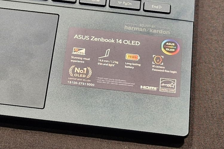 asus rilis zenbook 14 oled ux3405, laptop oled ai pertama di indonesia