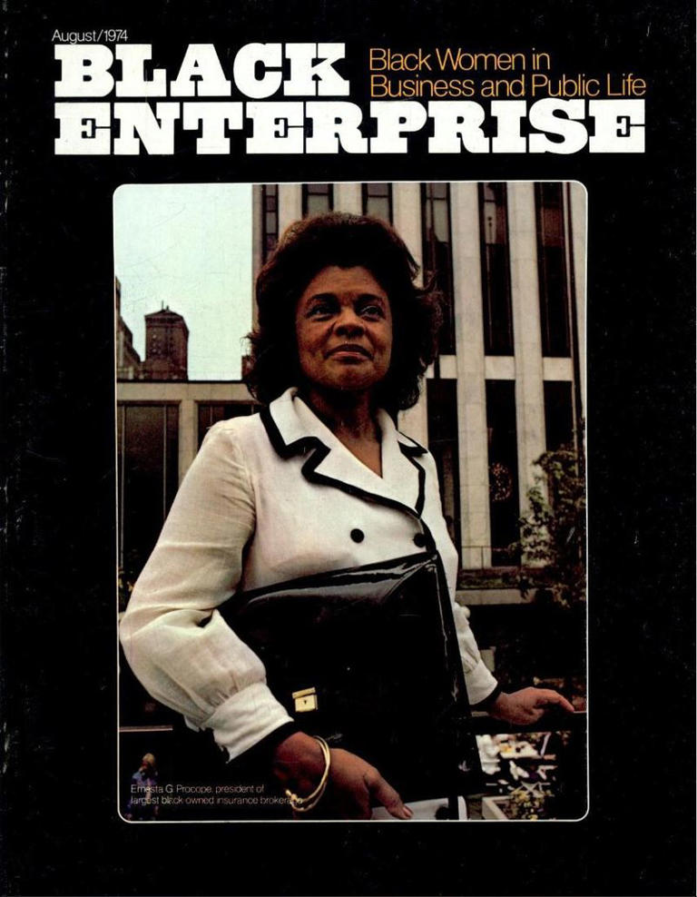 August 1974 issue of Black Enterprise.