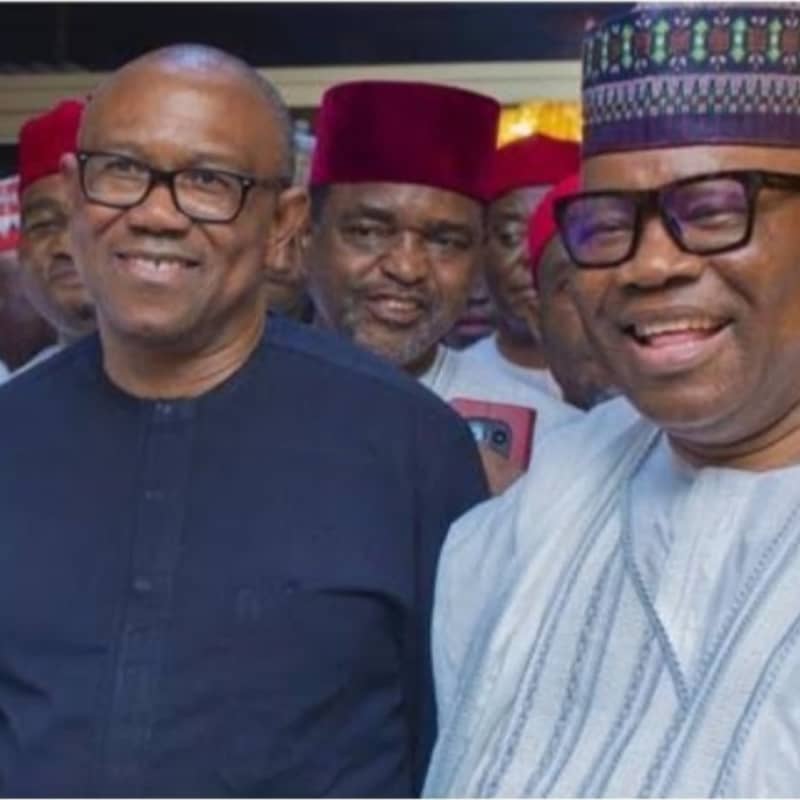 AFCON 2023: Peter Obi, Akpabio Storm Abidjan To Watch Super Eagles Vs ...