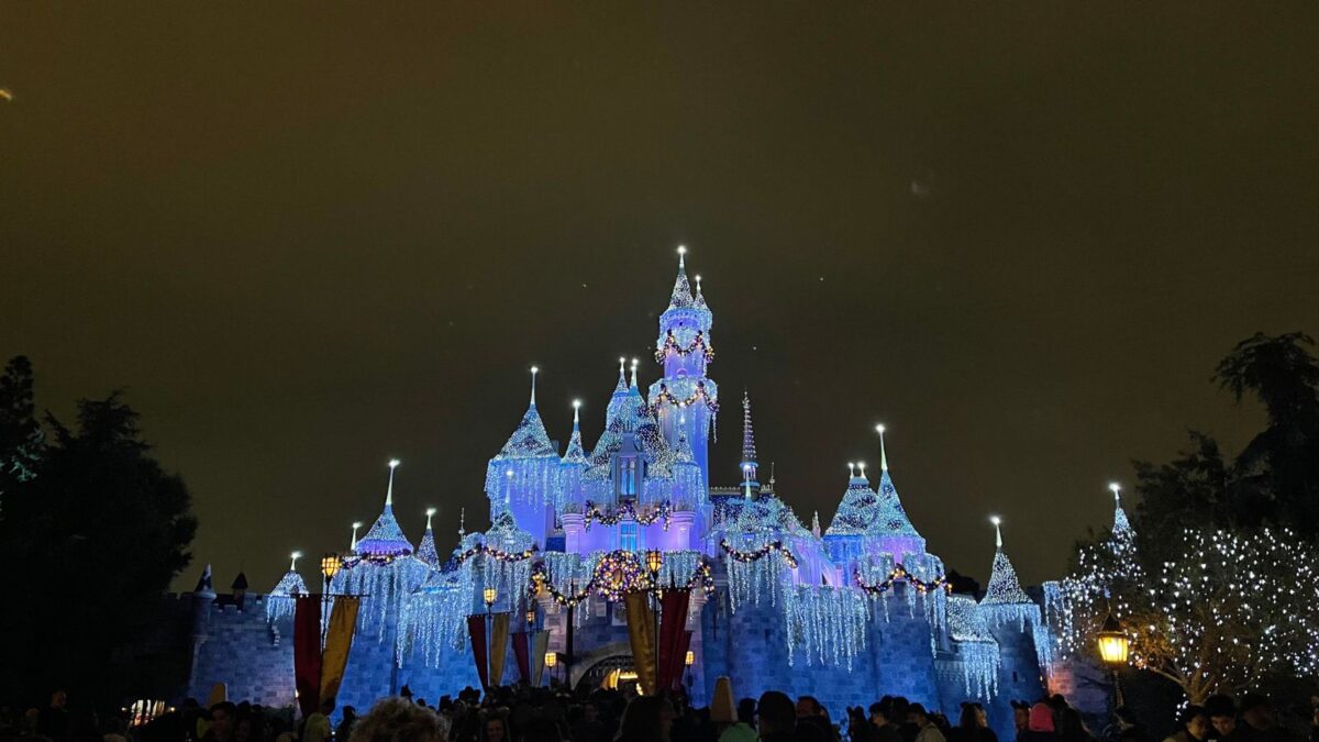 <p>Disneyland is 100 acres and contains 9 different lands. Each land is themed and the attractions, stores, characters, and even food choices reflect that theme.</p><p>The lands in Disneyland are</p><ul> <li><strong>Frontier Land</strong>– where you can immerse yourself in the wild west, eat gigantic turkey legs and ride classic rides such as Big Thunder Mountain Railroad.</li> <li><strong>Adventure Land</strong> – Adventure land takes you through the jungle on the Jungle Cruise and Indiana Jones rides.</li> <li><strong>Fantasy Land</strong>– is the classic Disney experience where you can see Disney princesses, and ride attractions such as Peter Pan, Snow White, and Mr. Toads Wild Ride. Be sure and walk through Sleeping Beauty castle while you are there!</li> <li><strong>Tomorrow Land</strong>– Tomorrow land is the futuristic land, with rides such as Star Tours and Space Mountain</li> <li><strong>Star Wars: Galaxy’s Edge</strong>– This is the newest land in Disneyland and is a fully immersive experience that makes you feel like you are right in the middle of your own Star Wars movie.</li> <li>T<strong>oon Town- </strong>Fun for kids and adults, Toontown is whimsical and fun. You can see Mickey and MInnies’ houses, as well as Goofy’s house. Toontown has just undergone a major refurbishment and included the popular ride (from Hollywood Studios) Mickey and Minnies Runaway Railway.</li> <li><strong>Main Street USA</strong>– this is the first area you enter when arriving at Disneyland, you’ll see the town hall, Walt’s apartment, and shops lining the street.</li> <li><strong>New Orleans Square</strong>– Welcome to NOLA! Here you can ride on a riverboat, explore the Haunted Mansion, or travel from the bayou to the Caribbean with pirates.</li> <li><strong>Critter Country</strong> was the previous home to the Country Bears Jamboree, but they have been removed. You can ride Splash Mountain in critter country (which is currently being re-themed to a Princess and the Frog theme).</li> </ul>