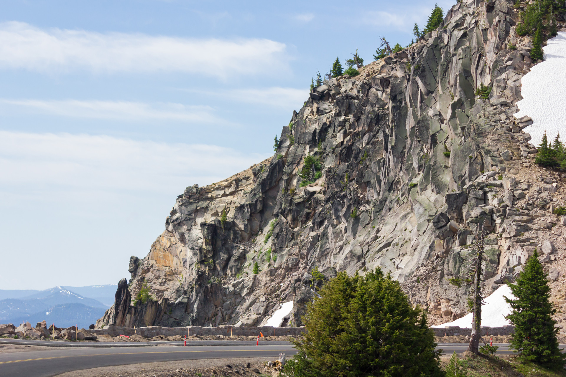 Rim Drive is the most popular road in the park, following a scenic route around the caldera rim.