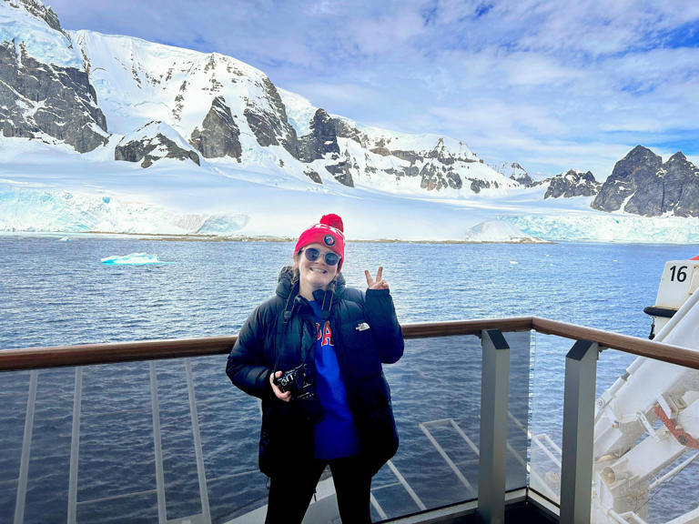 I spent 22 days on a Holland America cruise ship that sailed past Antarctica for four days. Erin Yarnall