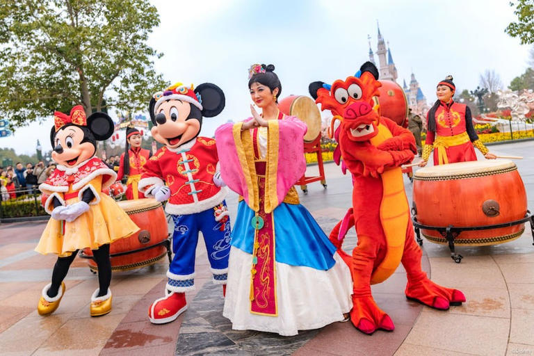 Shanghai Disney Resort and Hong Kong Disneyland Celebrate 2024 Chinese