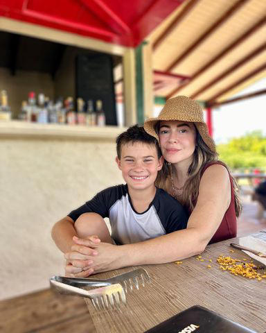 Alyssa Milano Instagram Alyssa Milano and her son Milo Thomas.