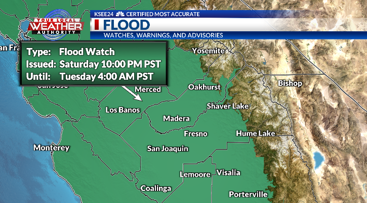 Second More Powerful Atmospheric River Storm To Hit The Central Valley 3772