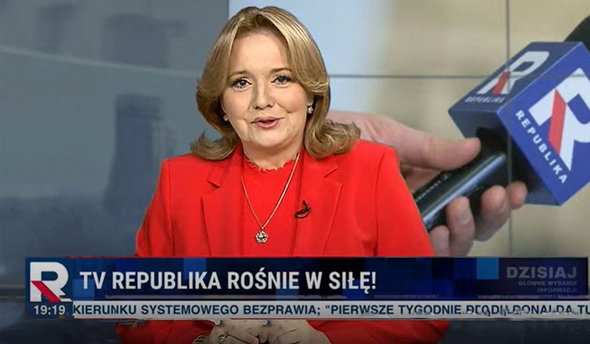 Tv Republika Rośnie W Siłę Radość Holeckiej Nie Miała Granic 7719