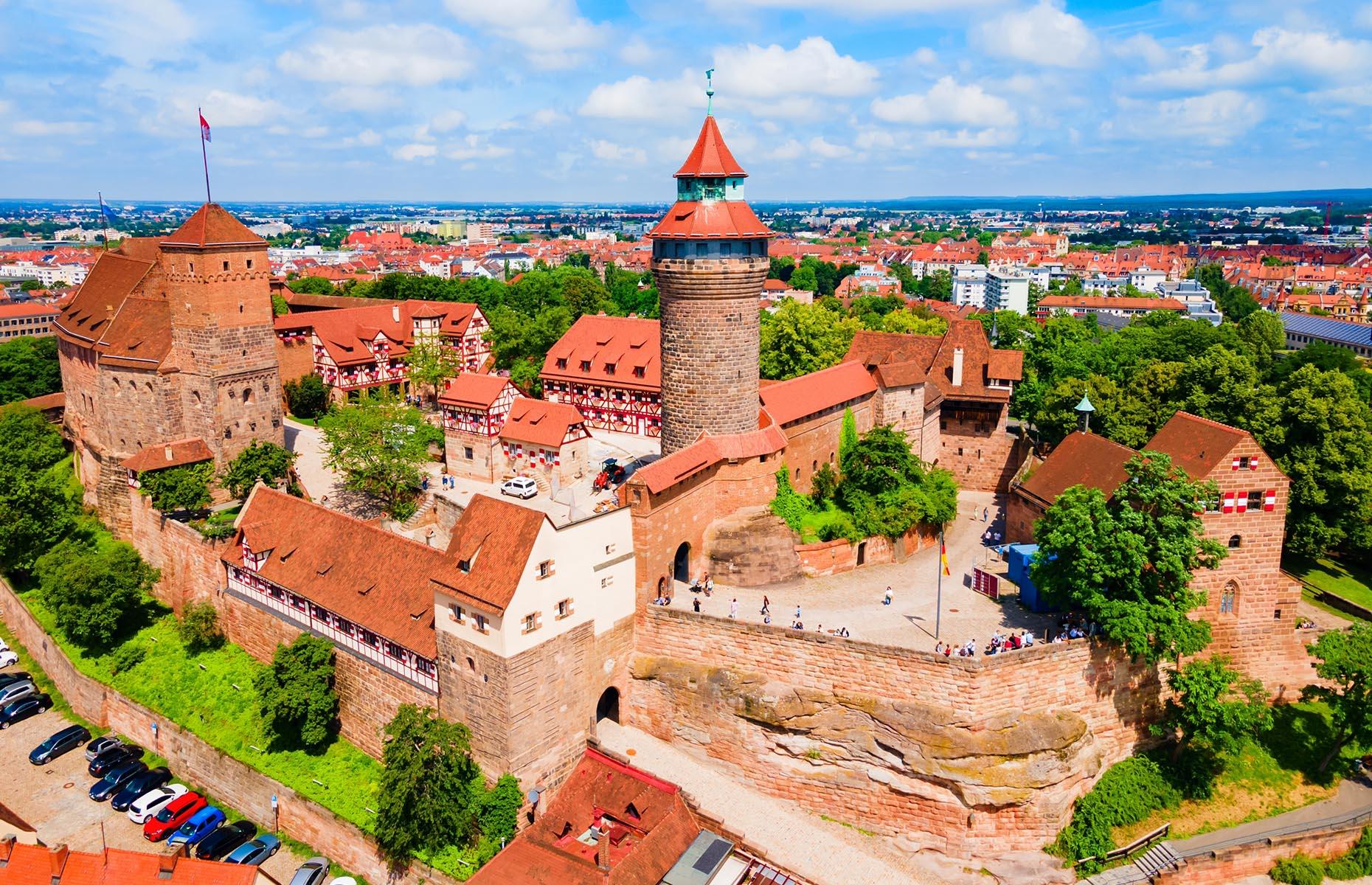 <p>Ever since Emperor Konrad III built a mighty fortress here in 1140 (pictured), the history of Nuremberg has mirrored the history of Germany. It was once the seat of the Holy Roman Empire, and several German kings have called it home. During the dark days of Nazism, huge rallies were held at a gigantic stadium out on Bayernstrasse. And after the Second World War it was here that the most evil perpetrators were put on trial. Like most of Germany, it has since recovered and boomed, and offers visitors an exciting mix of history, culture and food.</p>