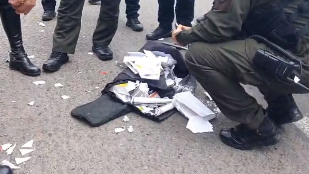 atención: policía descarta explosivos en maleta abandonada en la carrera 17 con 96, norte de bogotá