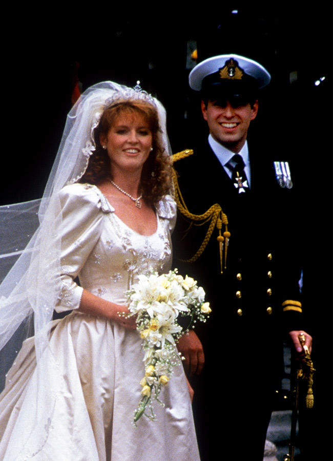 The wedding of Prince Andrew, Duke of York, and Sarah Ferguson at Westminster Abbey. Pic: Getty Images