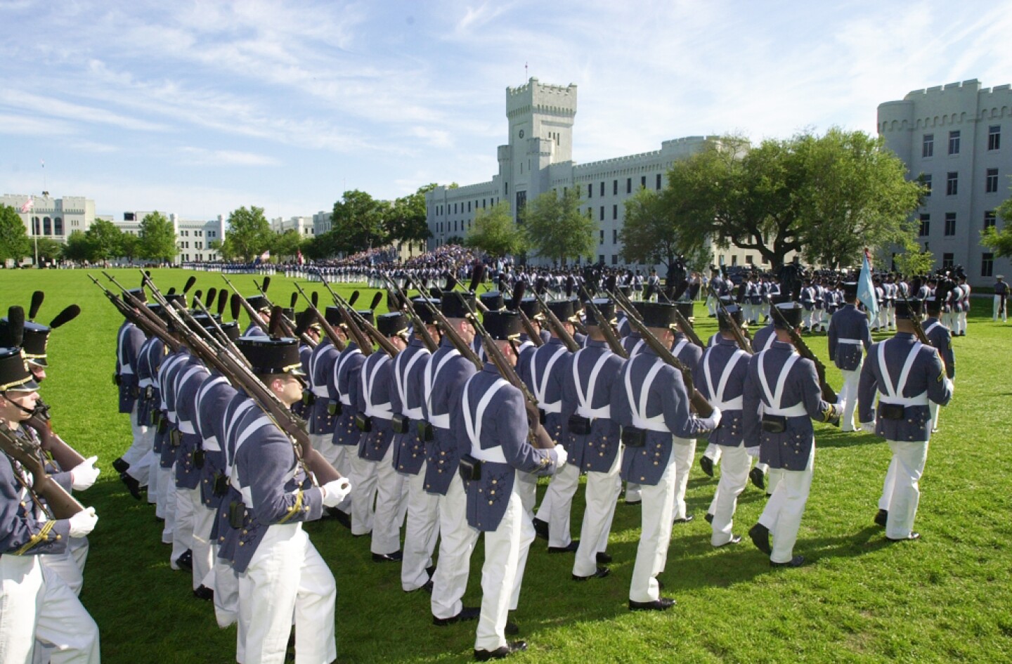 <a>Military parades are a weekly occasion in Charleston.</a>