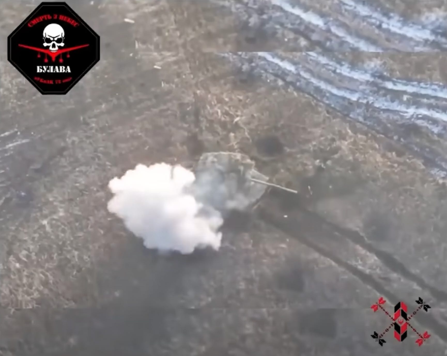 kremlin supporters are fuming after footage appears to show ukrainian drones blowing up a russian armored column