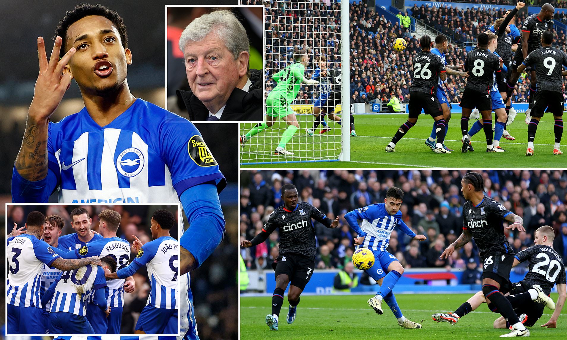 Brighton 4-1 Crystal Palace: Seagulls Cruise To Victory Over Rivals