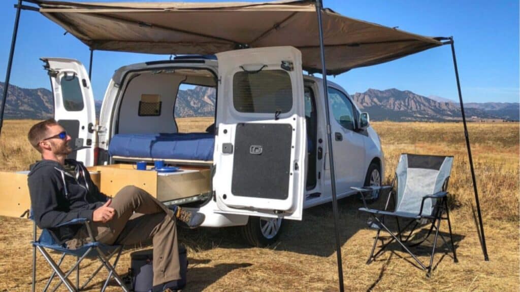 <p>The <a href="https://www.thewaywardhome.com/nv-200-camper/">Nissan NV 200</a> is an affordable small camper van for sale with great gas mileage, built for easy maneuvering in a city. The van does fall short in cargo space compared to the Metris, Ford Transit Connect and Promaster City. </p><p>The NV 200 has less power than its competitors, with a 2.0-liter, four-cylinder engine. This makes it perfect for van lifers who intend to travel long-distance regularly.</p><p>The Nissan NV 200 small camper van only has a maximum payload of 1,480 pounds, so keep that in mind when planning out your <a href="https://www.thewaywardhome.com/promaster-van-conversion-kits/">DIY campervan build</a>. Make this van too heavy and it won’t perform as well.</p>