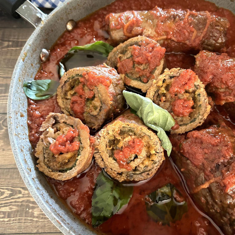 Beef Involtini With Prosciutto Braciole