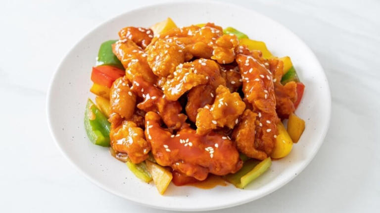 Pollo agridulce, receta especial de la comida china