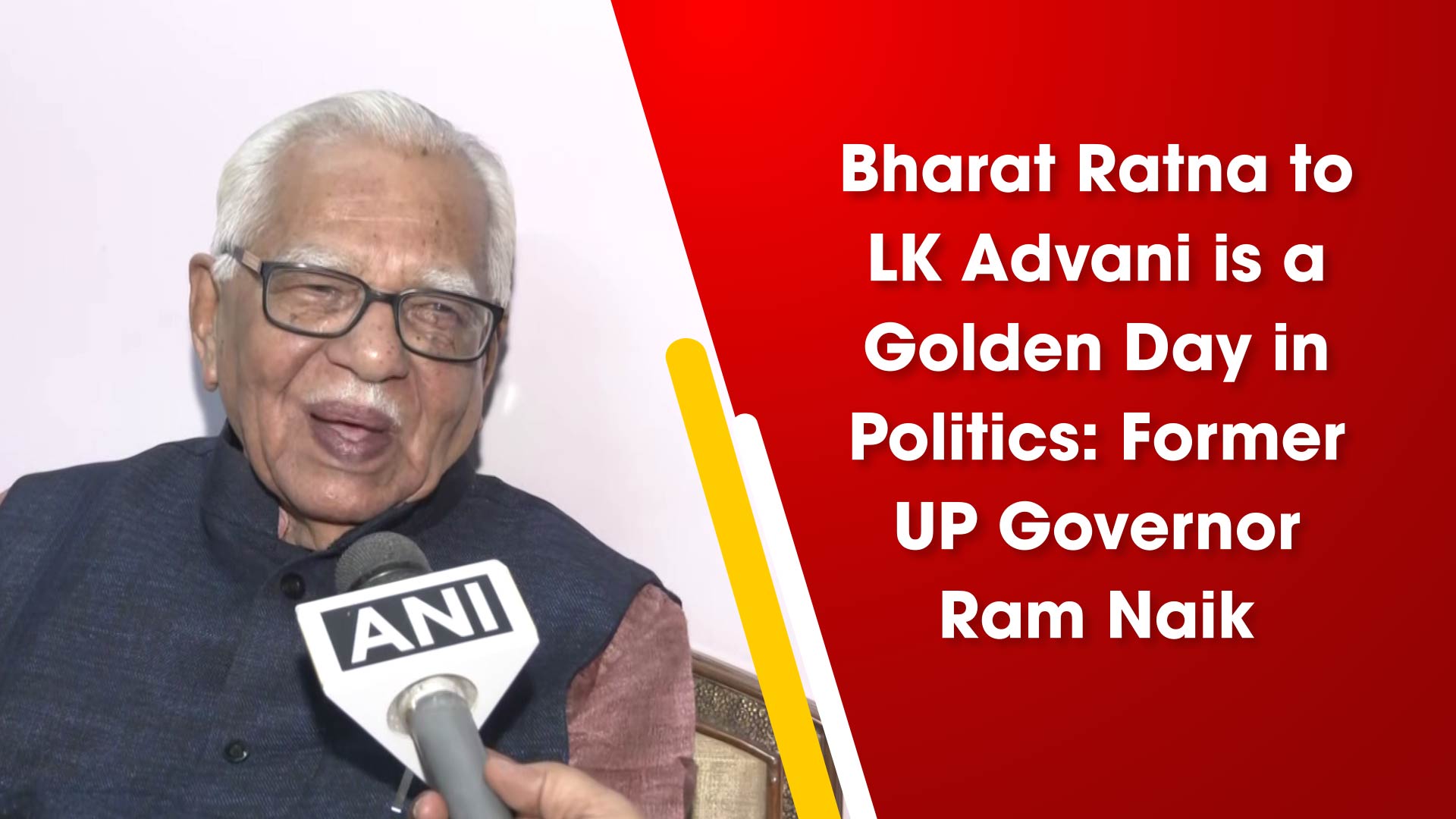 Bharat Ratna To LK Advani Is A Golden Day In Politics: Former UP ...