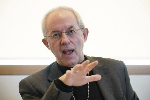 The Archbishop of Canterbury Justin Welby (PA)