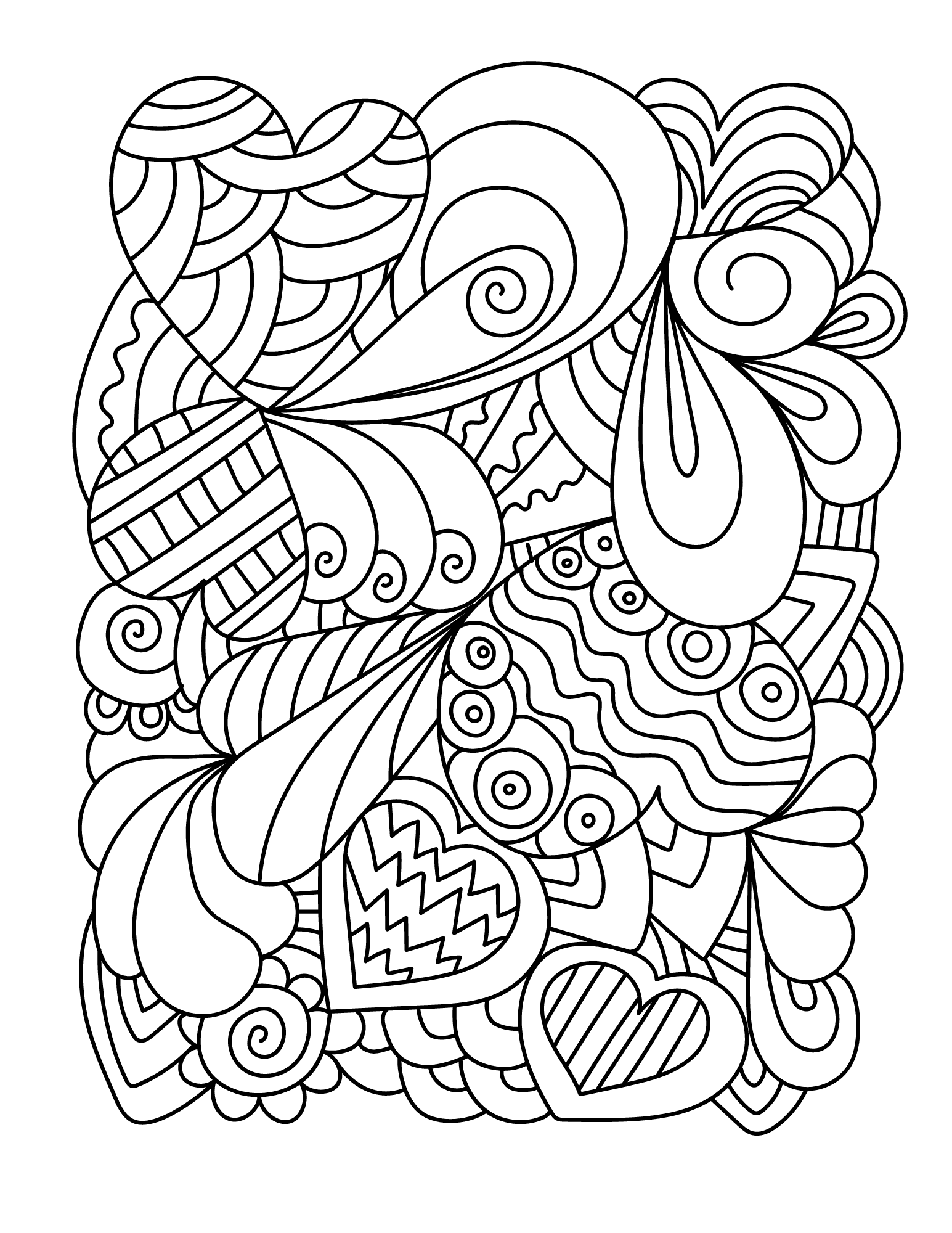 13 Free Printable Heart Coloring - BB1hJbon.img