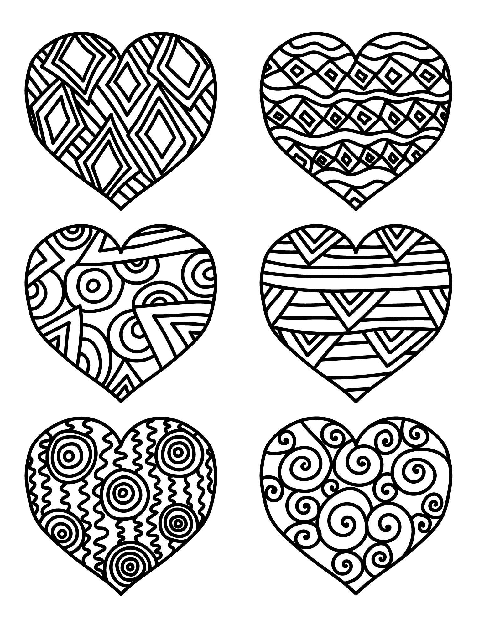 13 Free Printable Heart Coloring - BB1hJbxz.img