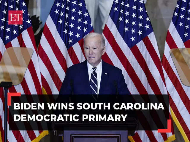 US Election 2024: Joe Biden Wins South Carolina Democratic Primary For ...