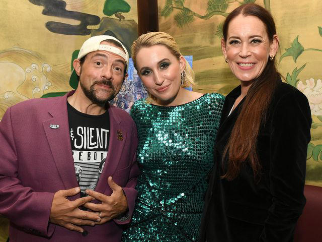 Kevin Winter/Getty Kevin Smith, Harley Quinn Smith and Jennifer Schwalbach in 2019.